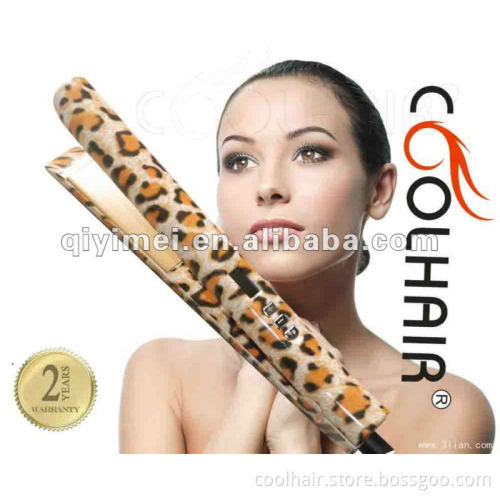 Hot !! Hot !!Water transfere Printing Diamond Tourmaline Ceramic Hair Straightener